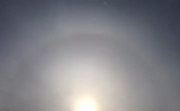 ハロ は天気下り坂のサイン 注目の空の写真 ウェザーニュース