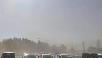 強風で花粉が大量飛散 注目の空の写真 ウェザーニュース