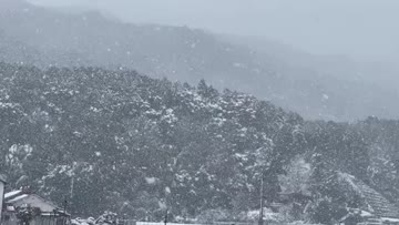 初雪で積雪も！ 西日本の雪の様子 注目の空の写真 ウェザーニュース